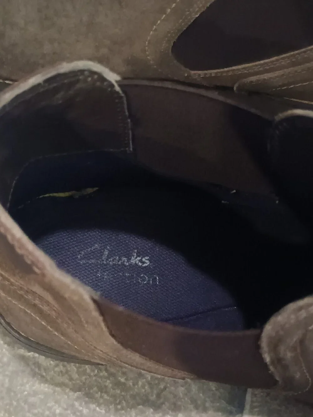 Clarks Men’s Taupe Suede Chukka Boots